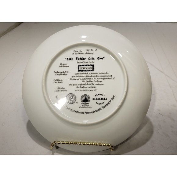 Bradford Exchange Lion King Plate Lot of 3 Circle of Life  Father Like Son - Picture 3 of 12